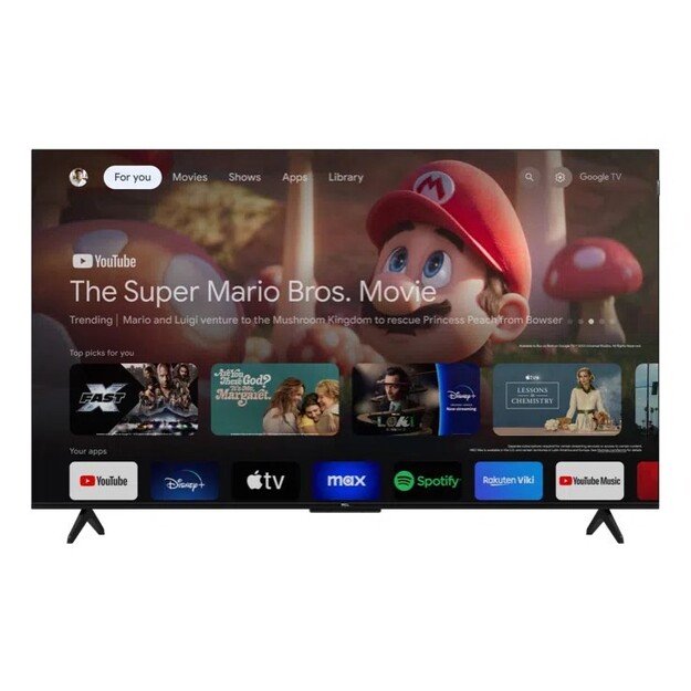 TCL T7B 55T7B TV 139.7 cm (55 ) 4K Ultra HD Smart TV Wi-Fi Black, Titanium 600 cd/m² 6