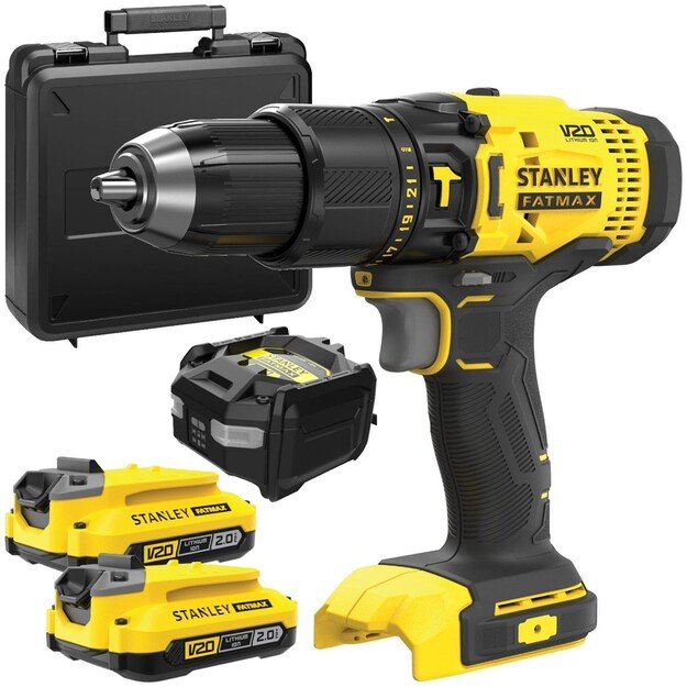 Cordless hammer drill driver V20 2*2AH