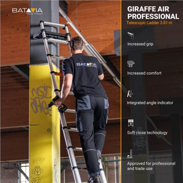 Batavia Giraffe PRO Telescopic ladder 3.81 m 1