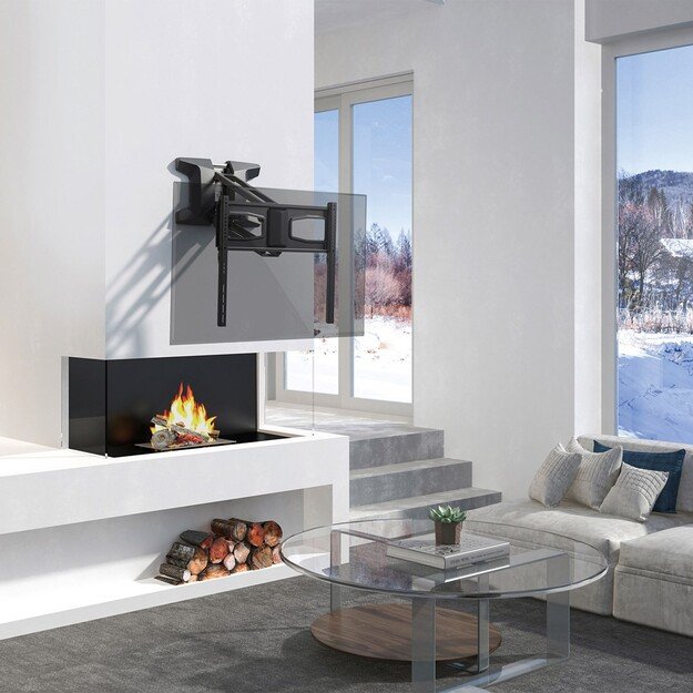 Maclean MC-891 Electric TV Wall Mount Bracket with Remote Control Height Adjustment 37   - 70  max. VESA 600x400 up to 35kg