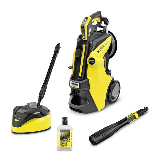 K&auml;rcher K 7 Premium Smart Control Flex Home pressure washer Upright Electric 600 l/h Black, Yellow