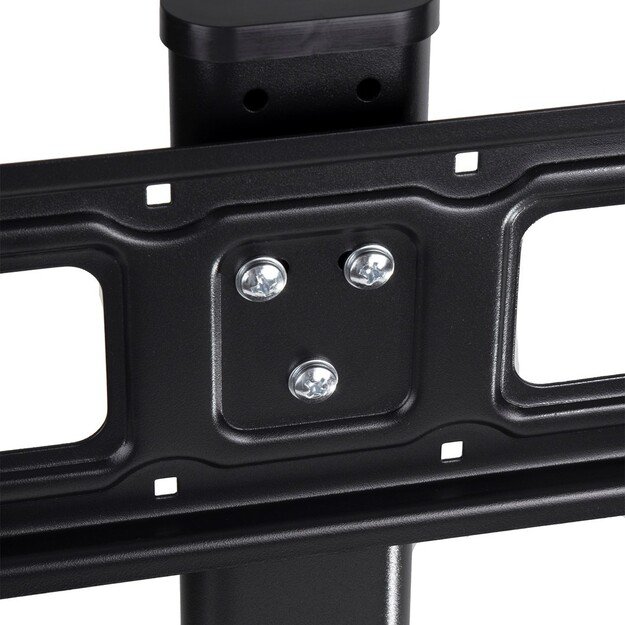 Maclean MC-450 Universal TV Stand for TV Cabinet max. 40kg, max. VESA 400x400 32-65  Tempered Glass Base 3-Level Height