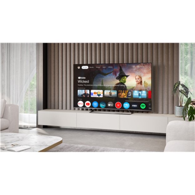 Sharp 4K Ultra HD QLED MiniLED TV | 65JP7265E | 55 | Smart TV | Google TV | UHD