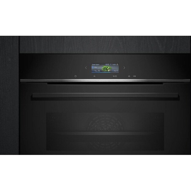 Siemens iQ700 HB734G1B1 oven 71 L 3600 W Black 5
