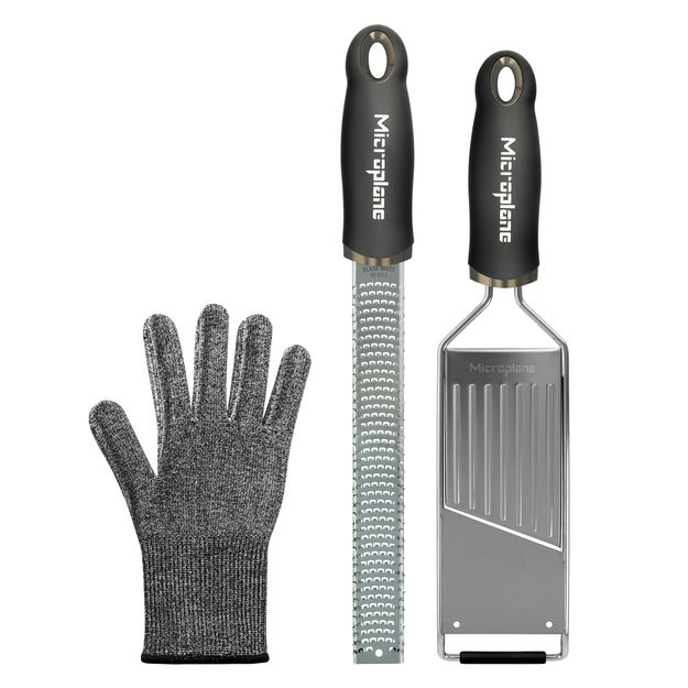 Gourmet grater set and glove