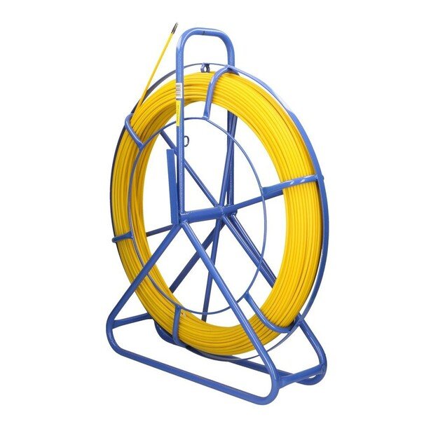 FIBERGLASS CABLE PULLING MACHINE 4.5mm / 100m (REMOTE CONTROL / STEEL) PE + STAND