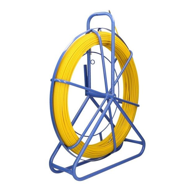 FIBERGLASS CABLE PULLING MACHINE 4.5mm / 100m (REMOTE CONTROL / STEEL) PE + STAND