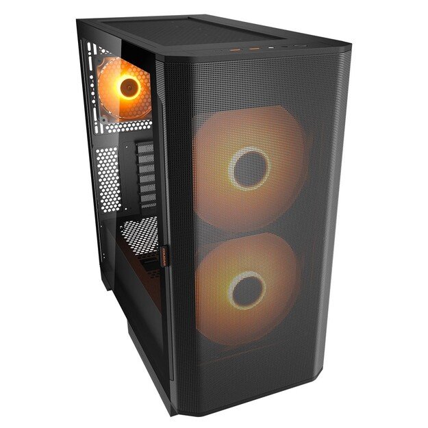COUGAR Midi Tower Case, Airface FLO, ARGB, Black