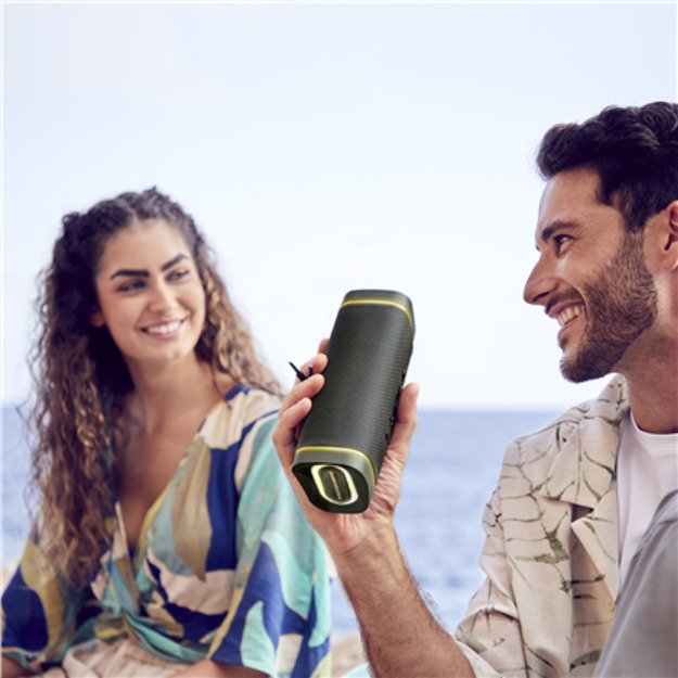 Energy Sistem | Speaker with RGB LED Lights | Yume ECO | 15 W | Waterproof | Bluetooth | Green | Portable | Wireless connection 2