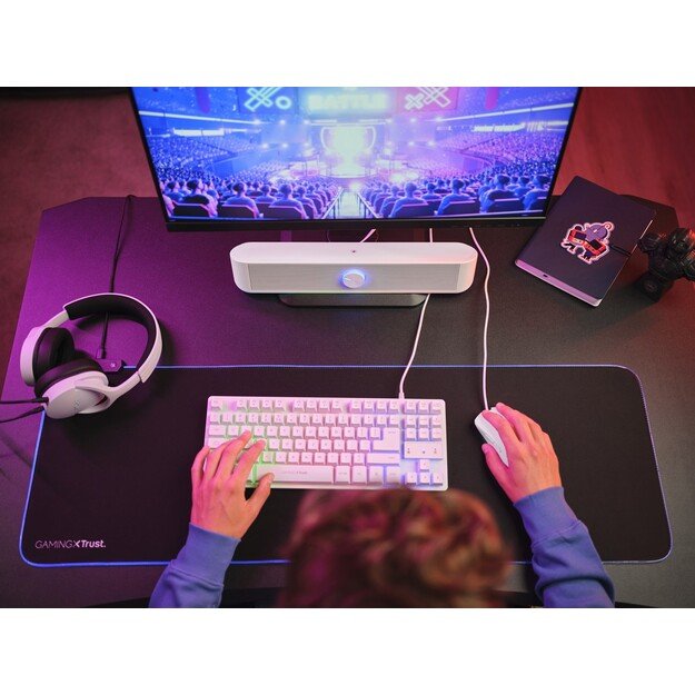 Trust RGB Illuminated Soundbar GXT 619W Thorne