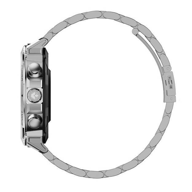 I&scaron;manusis laikrodis su lietuvi&scaron;ku meniu Garett Atom Silver steel