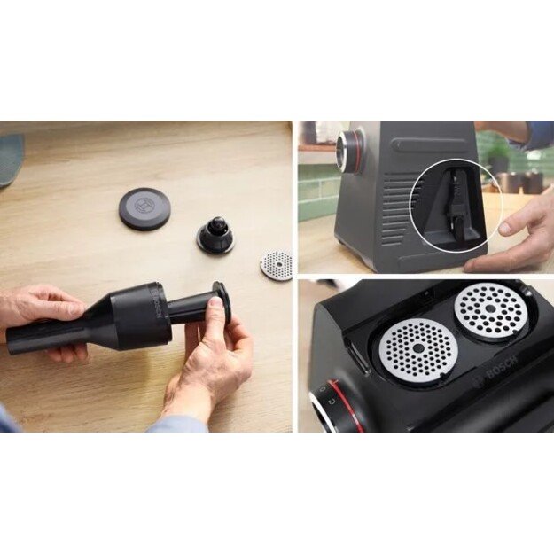 Bosch Serie 6 MFWS650B mincer 500 W Black, Silver