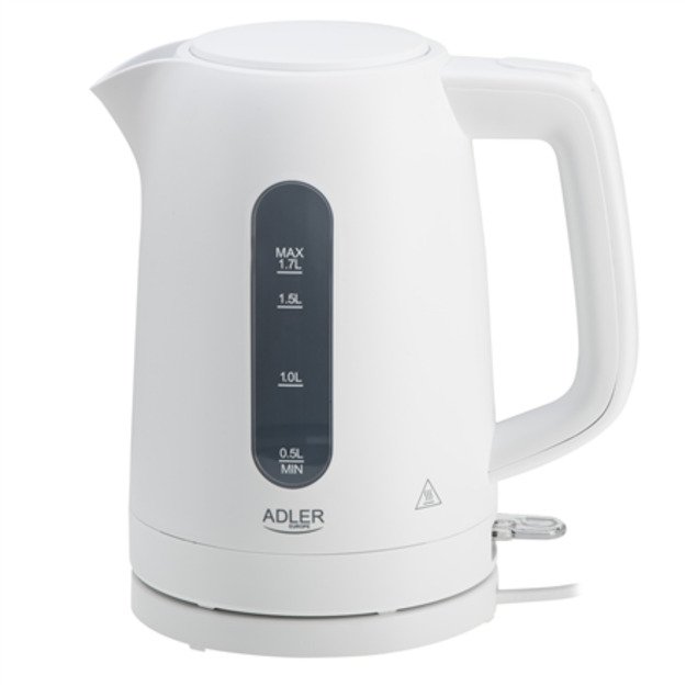 Adler Kettle | AD 1379w | Electric | 2200 W | 1.7 L | Polypropylene | 360&deg; rotational base | White