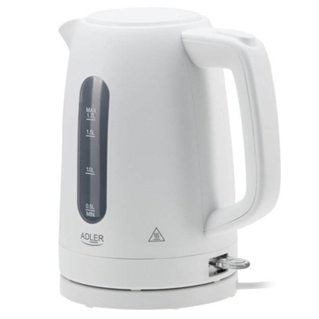 Adler Kettle | AD 1379w | Electric | 2200 W | 1.7 L | Polypropylene | 360&deg; rotational base | White 8