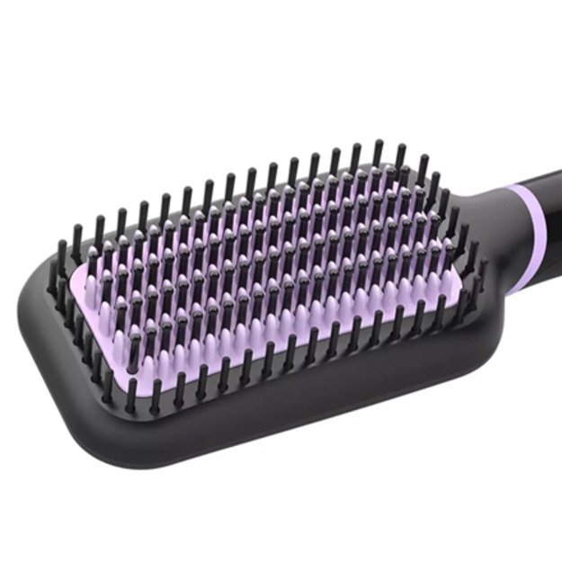 Philips StyleCare BHH880/00 hair styling tool Straightening brush Black, Pink 1.8 m