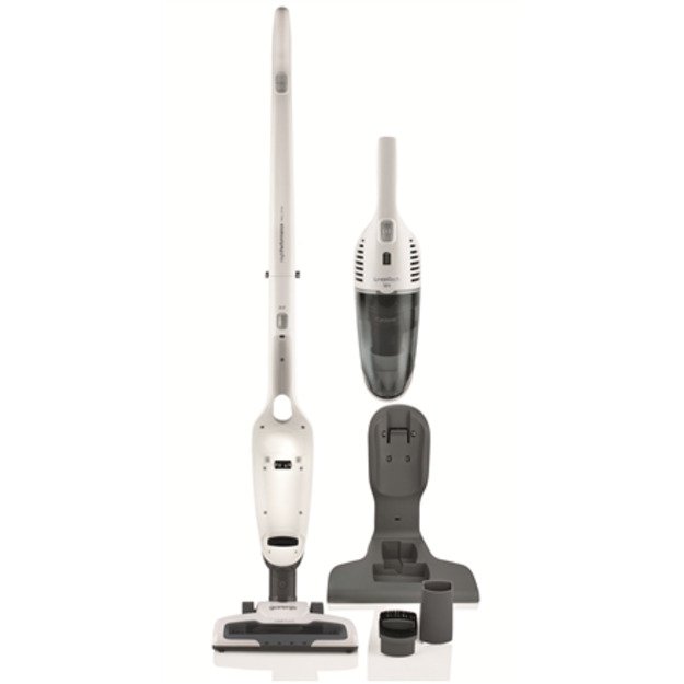 Gorenje | Vacuum cleaner | SVC180FW | Handstick 2in1 | Handstick | 18 V | Operating time (max) 50 min | White | Warranty 24 mont
