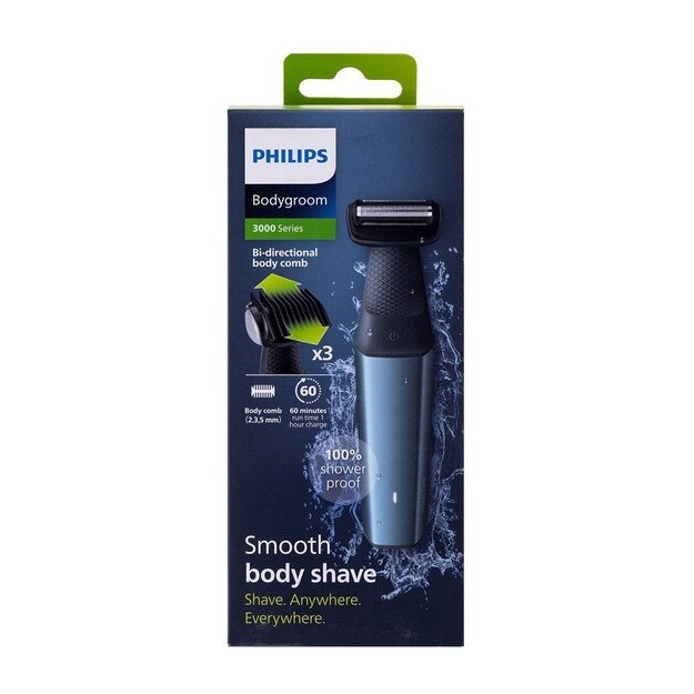 Philips BG3027/05 body groomer/shaver Black, Blue 11