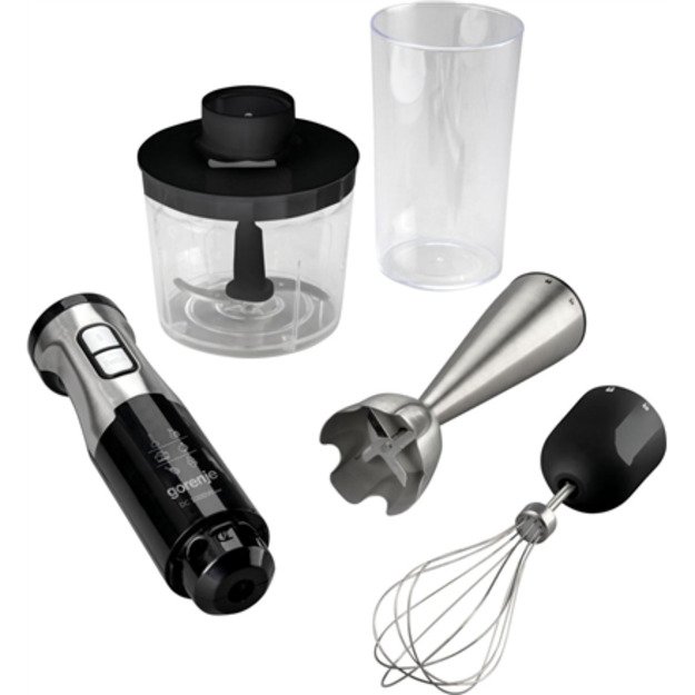 Gorenje Hand blender | HBX1000E | Hand Blender | 1000 W | Jar material Plastic | Jar capacity 0.5 L | Black