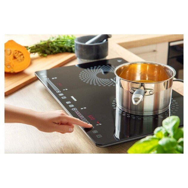 Sencor SCP 4501BK Black Countertop 56 cm Zone induction hob 2 zone(s)