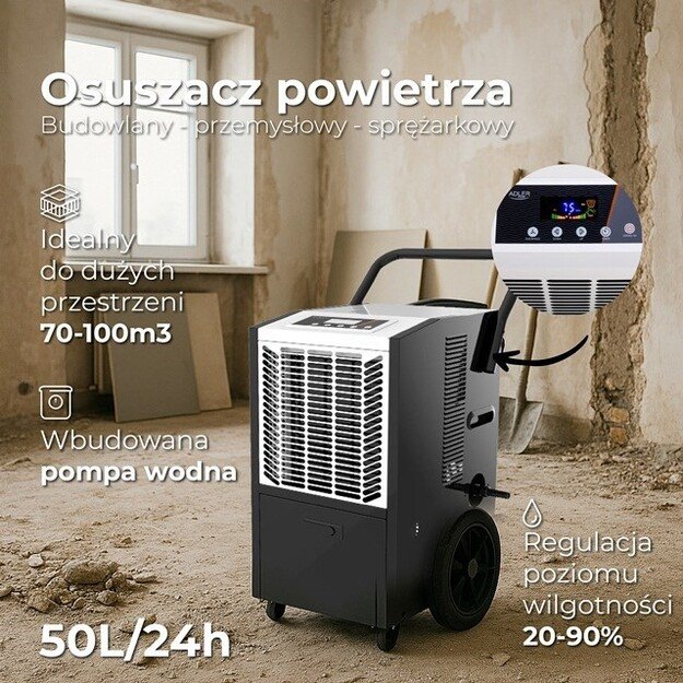 Adler AD 7864 Industrial air dryer Black