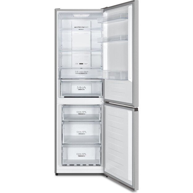 Gorenje NRK6192AS4 fridge-freezer Freestanding 304 L E Grey 2