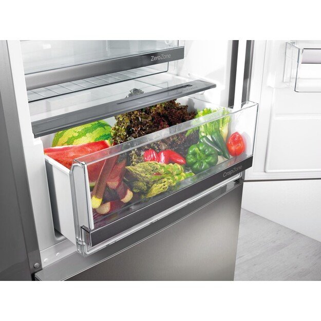 Gorenje NRK6192AS4 fridge-freezer Freestanding 304 L E Grey 1