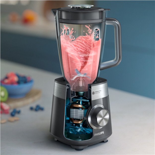 Philips 5000 series HR3020/20 blender 2 L Tabletop blender 1000 W Grey, Stainless steel 1