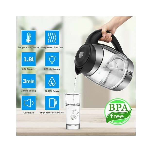 ForMe FKG-458 Cordless Electric Kettle 1,8 L