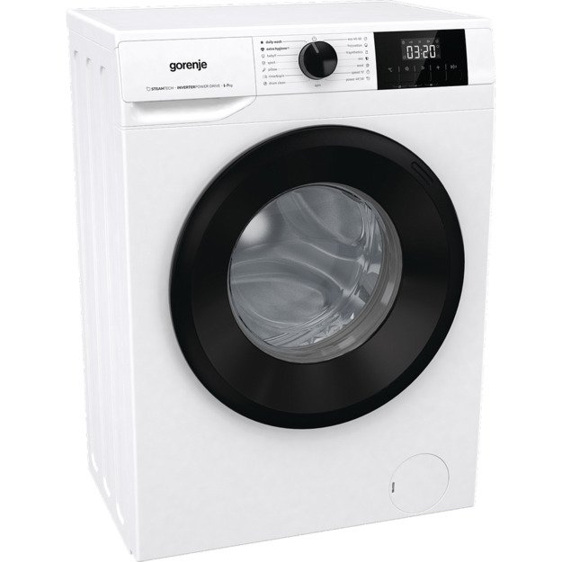Gorenje Washing machine | W3NGPI72SBS | Energy efficiency class B | Front loading | Washing capacity 7 kg | 1200 RPM | Depth 43.