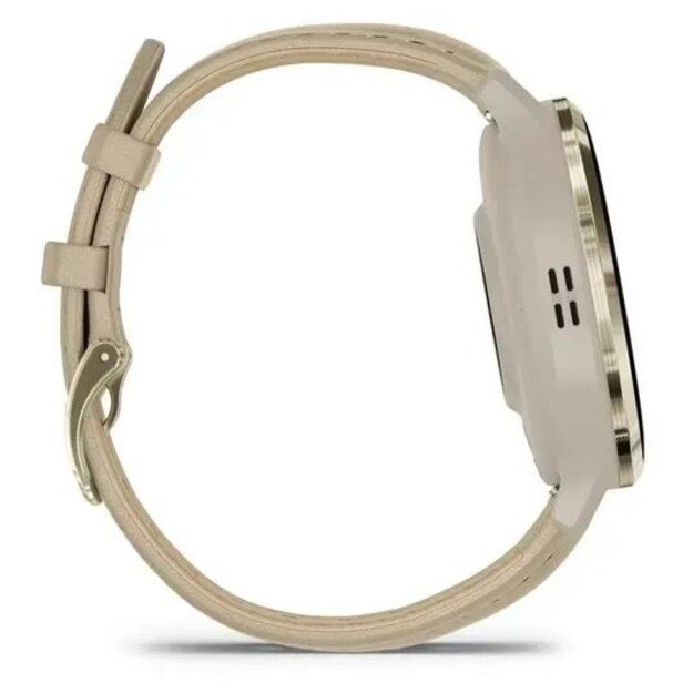 Garmin 010-02785-55 smartwatch / sport watch 3.05 cm (1.2 ) AMOLED 41 mm Digital 390 x 390 pixels Touchscreen Gold Wi-Fi GPS