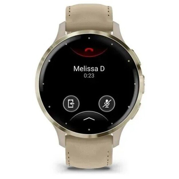 Garmin 010-02785-55 smartwatch / sport watch 3.05 cm (1.2 ) AMOLED 41 mm Digital 390 x 390 pixels Touchscreen Gold Wi-Fi GPS