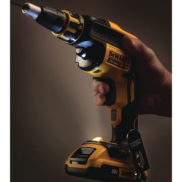 DEWALT DRYWALL SCREWDRIVER 18V 30Nm 2 x 2.0Ah LI-ION BRUSHLESS DCF620D2