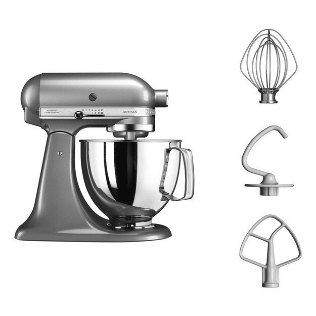 KitchenAid 5KSM125ECU food processor 4.8 L Silver 300 W