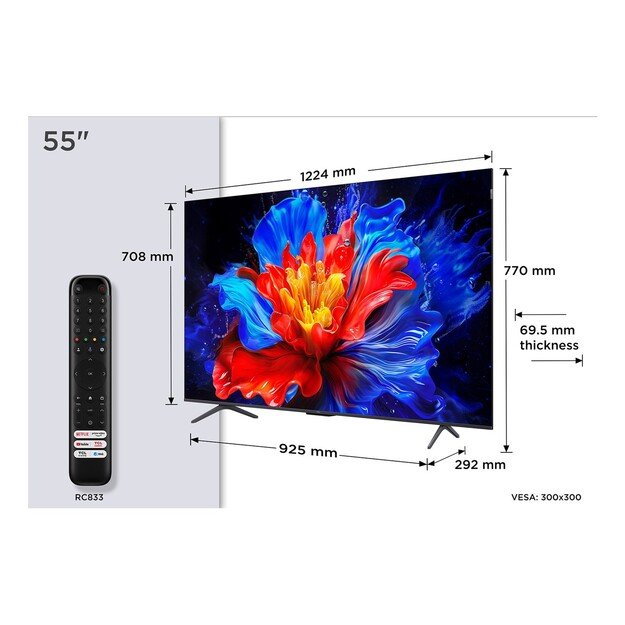 TCL P8K 55P8K 55  4K QLED HDR Smart TV