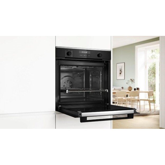 BOSCH HBG278EB3 built-in oven, 60 x 60 cm, black, AirFry function, 3D hot air