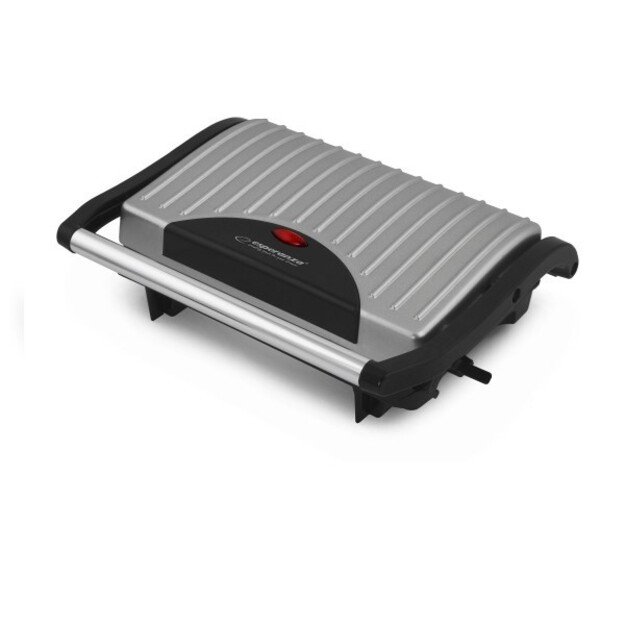 Grill electric Esperanza Pizzaiola EKG005 (contact, 750W, inox color)