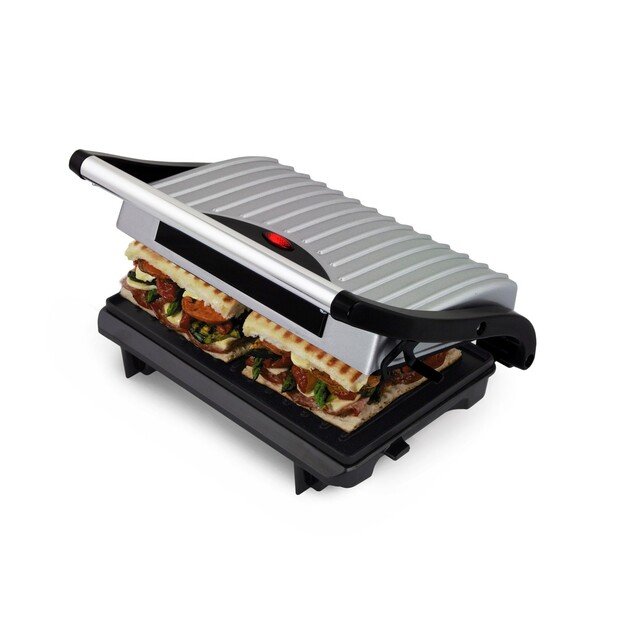 Grill electric Esperanza Pizzaiola EKG005 (contact, 750W, inox color)