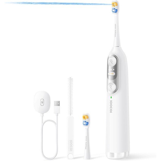 SOOCAS NEOS II 2-in-1 Elektrinis dantų &scaron;epetėlis su irigatorium, Pearl White