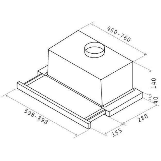 ELICA ELITE 14 LUX WH/A/50 1
