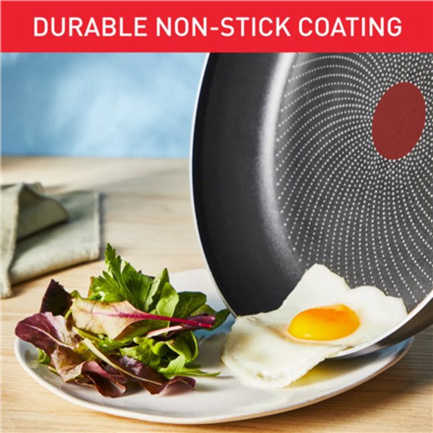 TEFAL Pan | H0560742 | Frying | Diameter 30 cm | Suitable for induction hob | Fixed handle | Black 3