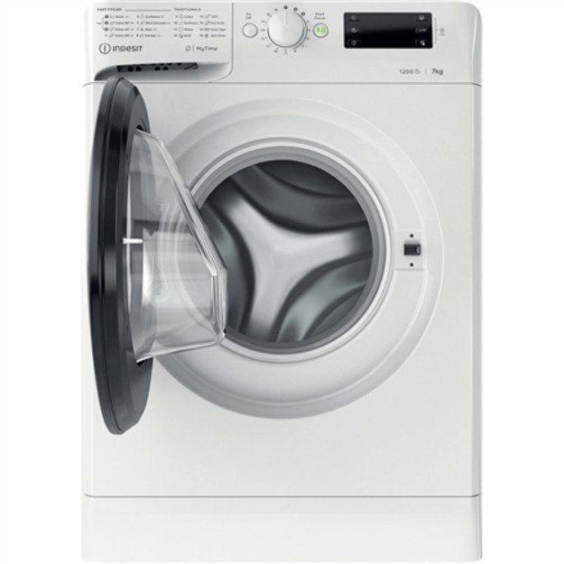 INDESIT | Washing machine | MTWE 71252 WK EE | Energy efficiency class E | Front loading | Washing capacity 7 kg | 1200 RPM | De 9