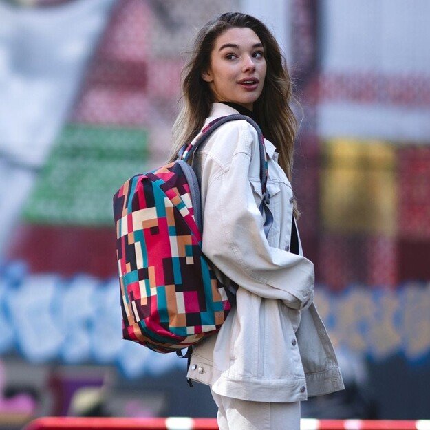 XD DESIGN ANTI-THEFT BACKPACK BOBBY SOFT GEOMETRIC P/N: P705.867 1