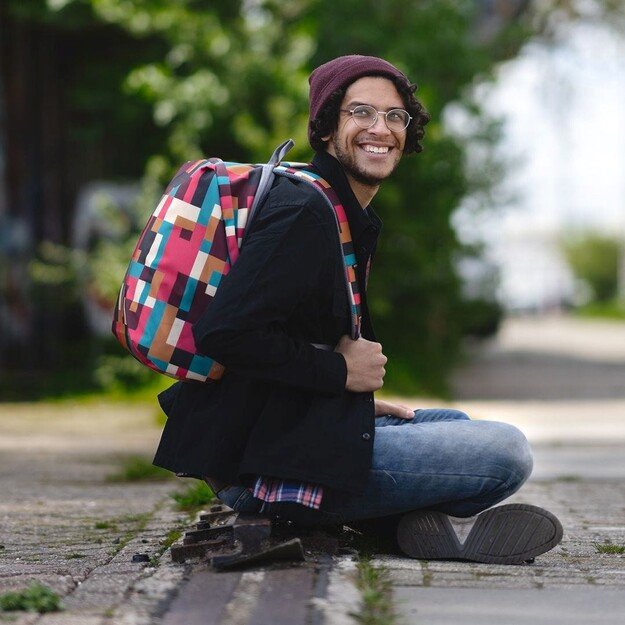 XD DESIGN ANTI-THEFT BACKPACK BOBBY SOFT GEOMETRIC P/N: P705.867 2