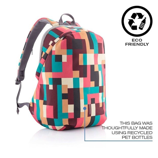 XD DESIGN ANTI-THEFT BACKPACK BOBBY SOFT GEOMETRIC P/N: P705.867 12
