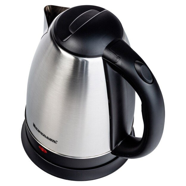 Ravanson CB-7015 electric kettle 1.8 L 1800 W Black, Stainless steel 1