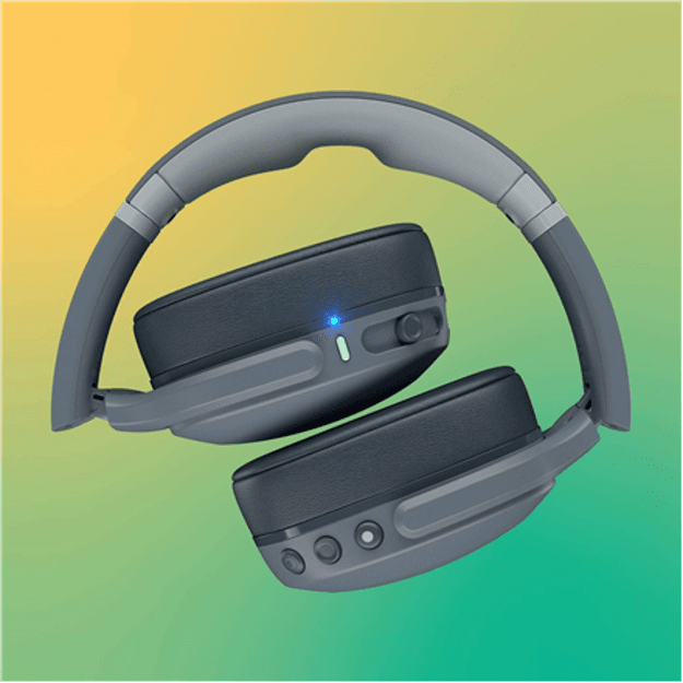 Skullcandy | Wireless Headphones | Crusher Evo | Wireless | Over-Ear | Microphone | Chill Grey | Wireless