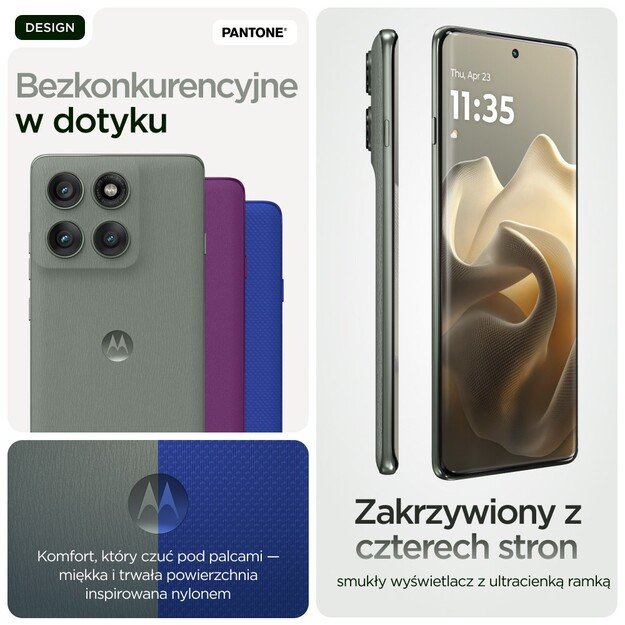 Motorola edge 60 pro 16.9 cm (6.67 ) Dual SIM Android 15 5G USB Type-C 12 GB 512 GB 6000 mAh Grey