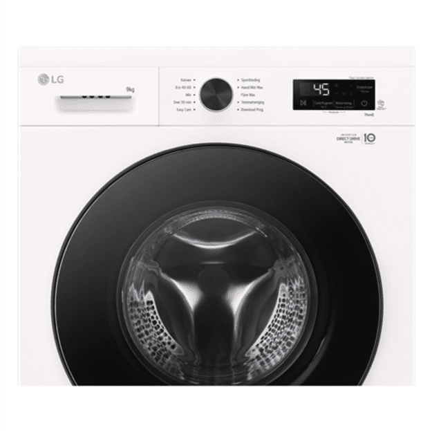 LG Washing machine | F4X1009NWB | Energy efficiency class A | Front loading | Washing capacity 9 kg | 1400 RPM | Depth 55 cm | W