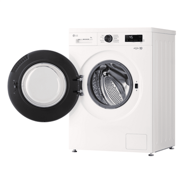 LG Washing machine | F4X1009NWB | Energy efficiency class A | Front loading | Washing capacity 9 kg | 1400 RPM | Depth 55 cm | W