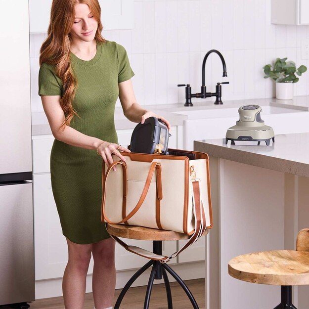 Ninja CRISPi Single 3.8 L 1700 W Hot air fryer Grey, Stone colour, Transparent 6